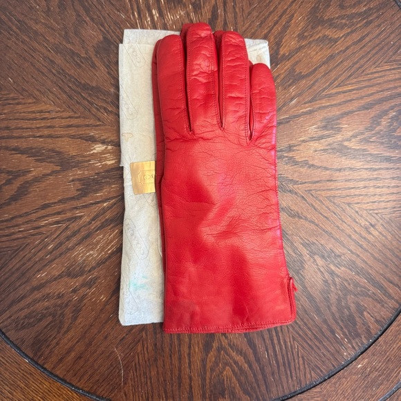 Coach Red Leather Accessory - Picture 3 of 6